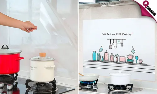 Oil-Proof Kitchen Wall Stickers!